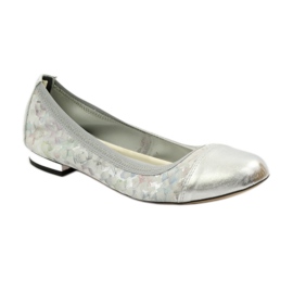 Women's ballerinas elastic Gamis 1402 gray grey multicolored 2
