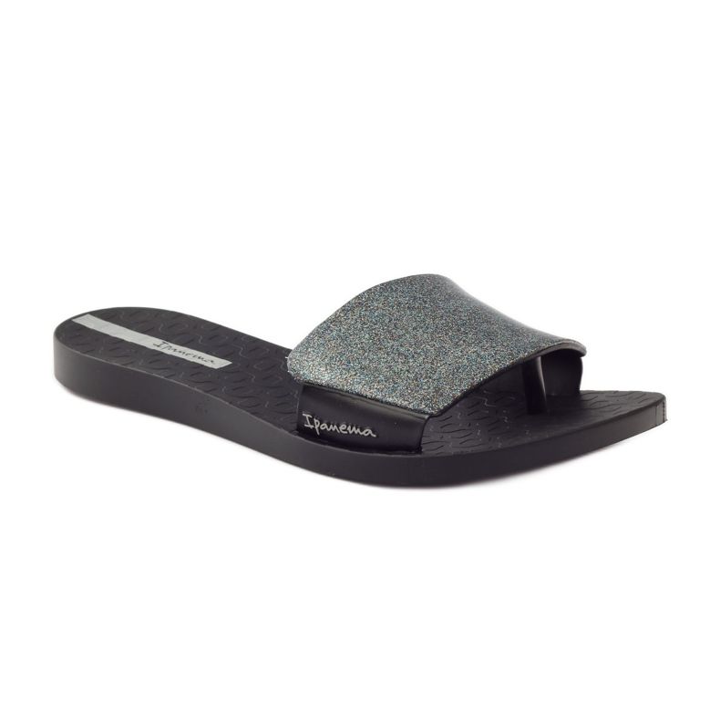 Ipanema pool slippers 26177 black glitter grey 1