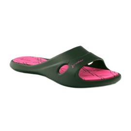 Rider 82214 gel pool slippers black pink 1