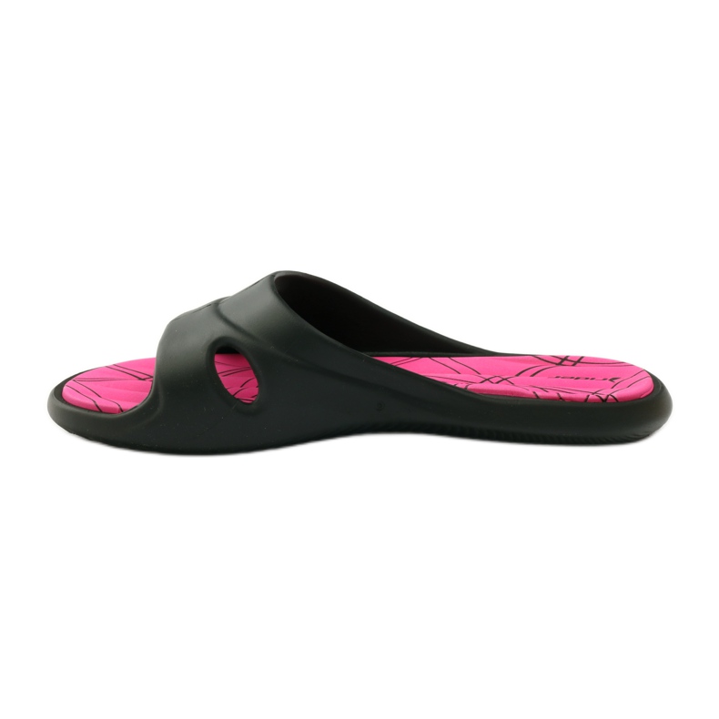Rider 82214 gel pool slippers black pink 2