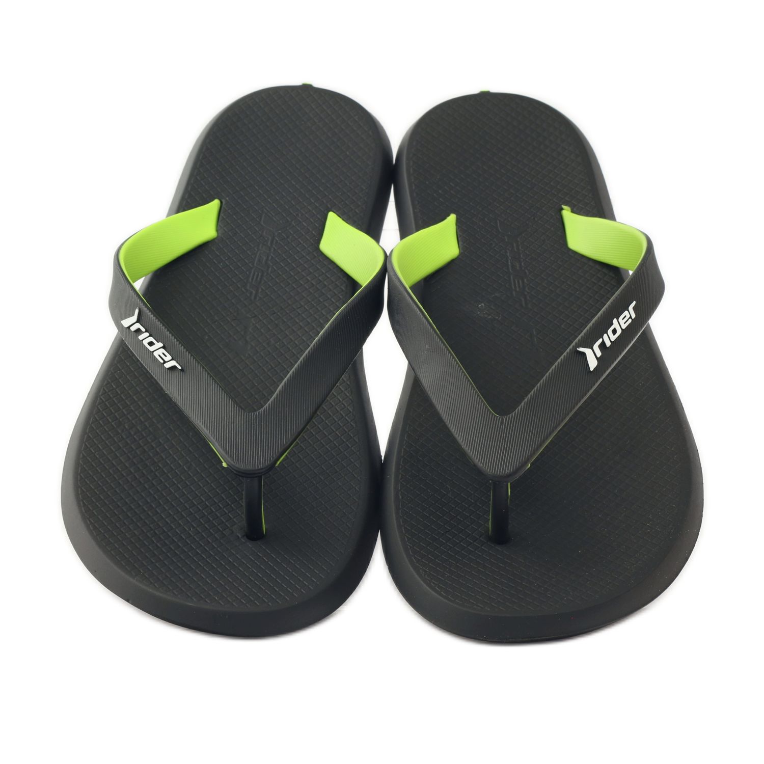 Rider 10594 Black swimming pool slippers green KeeShoes