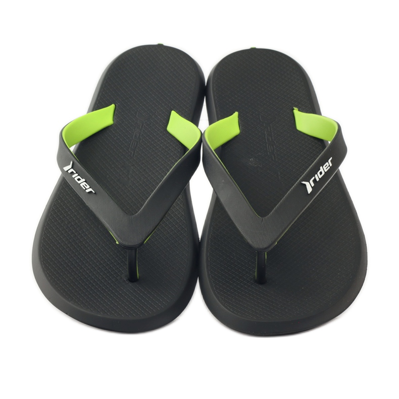 Rider 10594 Black swimming pool slippers green 4