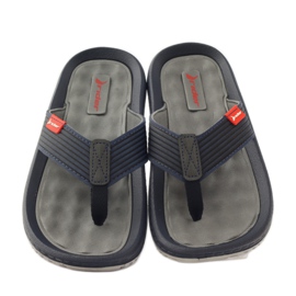 Men's slippers gel Rider 81081 navy blue 4