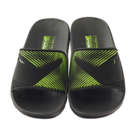Rider 82325 pool slippers black green 4