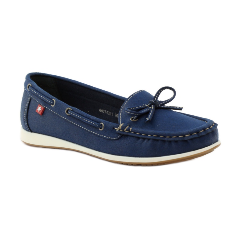 Big Star Women's loafers Big-Star 274321 navy blue 1
