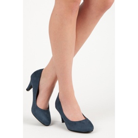 Bella Star Suede pumps blue 2