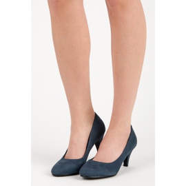Bella Star Suede pumps blue 1