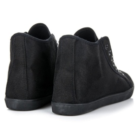 Black high-top sneakers 2