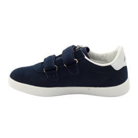 American Club American leather insole sports sneakers navy blue white 2