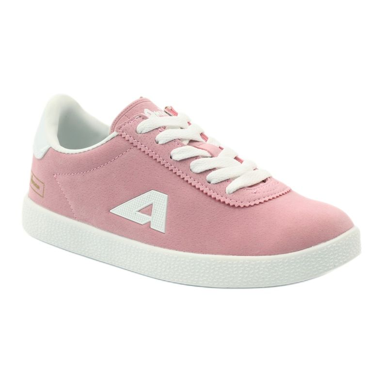 American Club American leather insole sports sneakers white pink 1 American Club American leather insole sports sneakers white pink 1