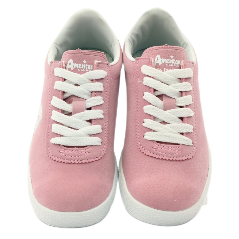 American Club American leather insole sports sneakers white pink 4 American Club American leather insole sports sneakers white pink 4