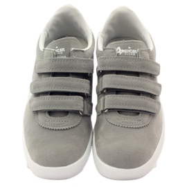American Club Sporty American leather inlay grey white 4