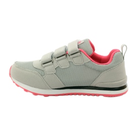American Club American 9 sports shoes with leather insert pink grey 2