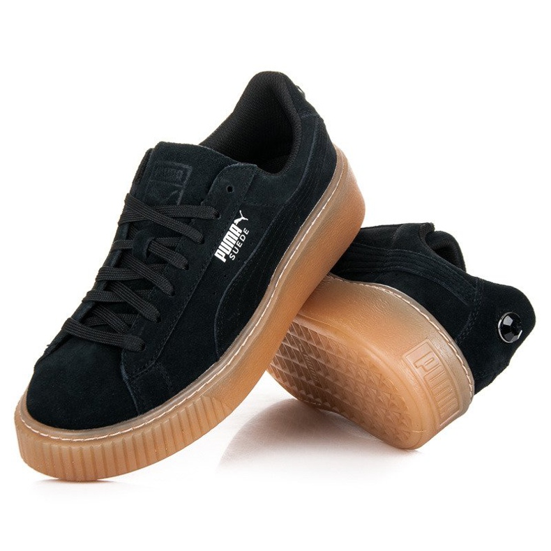 Puma Suede Platform Jewel Jr black 2 Puma Suede Platform Jewel Jr black 2