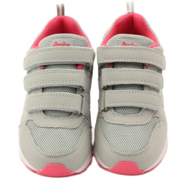 American Club American 9 sports shoes with leather insert pink grey 4