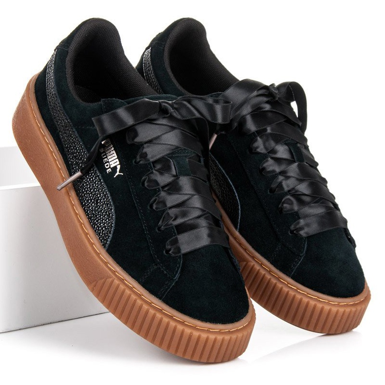 Puma Suede Platform Bubble WN`S black 1