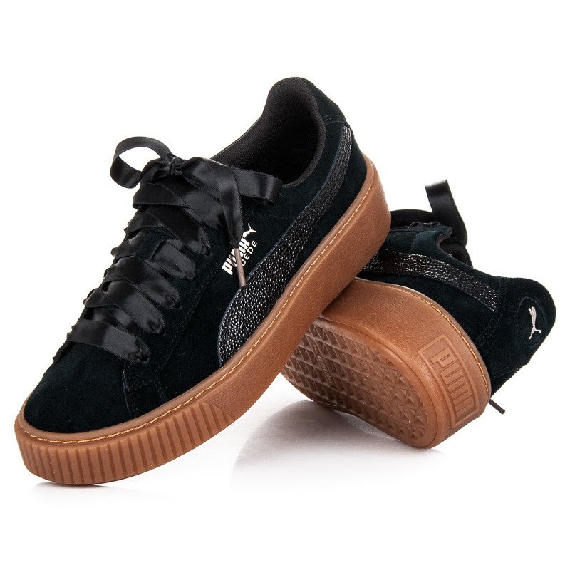 Puma Suede Platform Bubble WN S black KeeShoes
