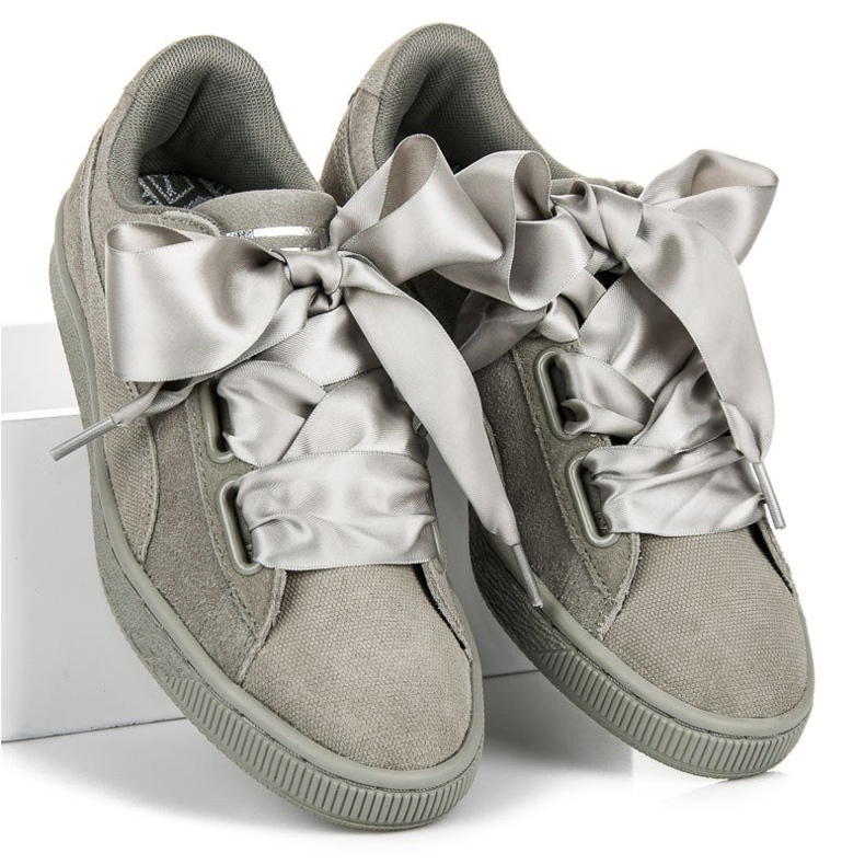 Puma Suede Heart Pebble WN`S grey 1