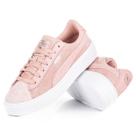 Puma Suede Platform Pebble WN`S pink 2