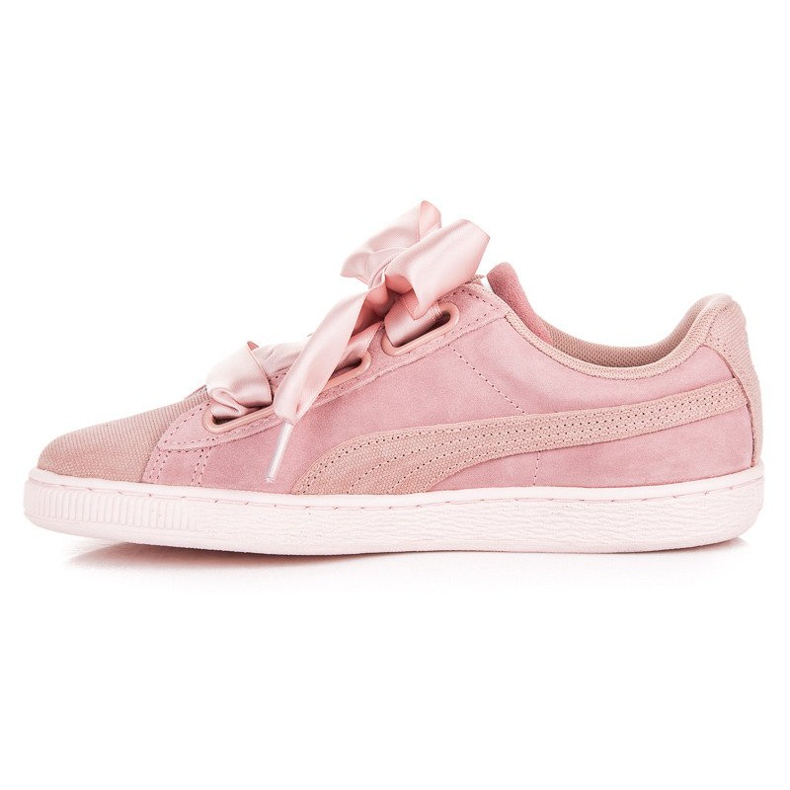 Puma Suede Heart Pebble WN`S pink 1