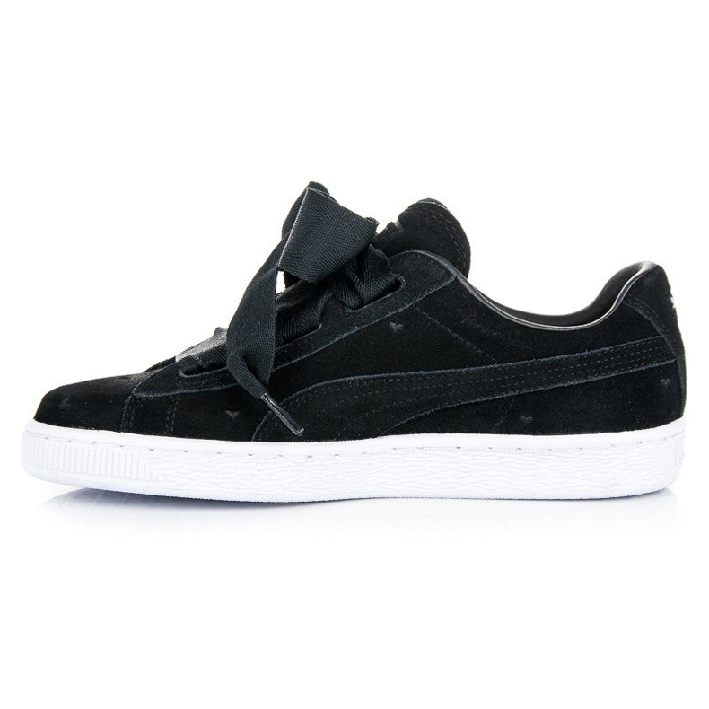 Puma Suede Heart Valentine Jr black 1