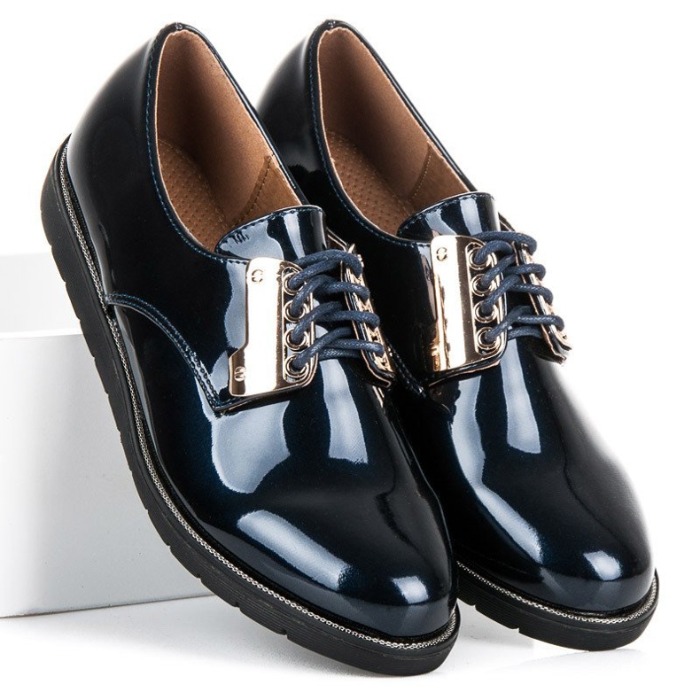 Best Shoes Comfortable lacquered shoes blue 1 Best Shoes Comfortable lacquered shoes blue 1