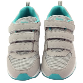 American Club American leather insole sports shoes green grey 4