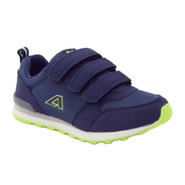 American Club American leather insole sports shoes navy blue green 1 American Club American leather insole sports shoes navy blue green 1