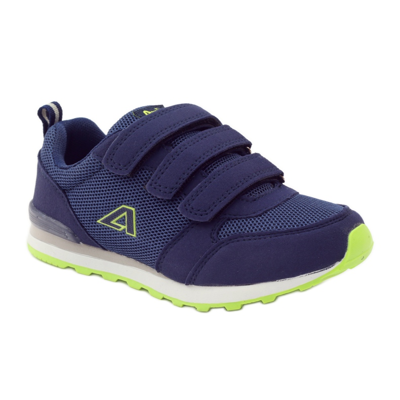 American Club American leather insole sports shoes navy blue green 1 American Club American leather insole sports shoes navy blue green 1