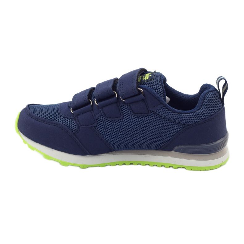 American Club American leather insole sports shoes navy blue green 2 American Club American leather insole sports shoes navy blue green 2