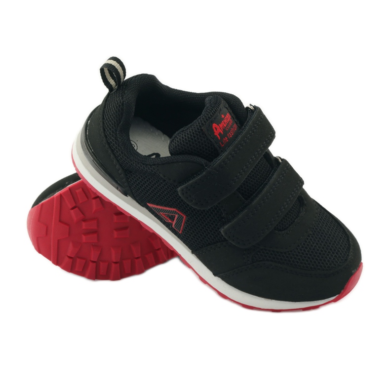 American Club American leather insole sports shoes red black 3 American Club American leather insole sports shoes red black 3