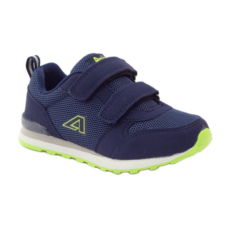 American Club American leather insole sports shoes navy blue green 1 American Club American leather insole sports shoes navy blue green 1