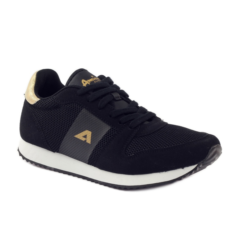 American Club American 17022 women's sports shoes black yellow 1 American Club American 17022 women's sports shoes black yellow 1