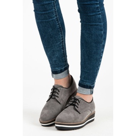 Ch. Creation Suede lace-up boots grey 1