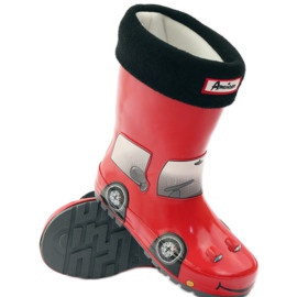 American Club Galoshes sock plus RED CAR insole grey black 3