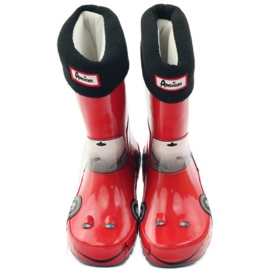 American Club Galoshes sock plus RED CAR insole grey black 4