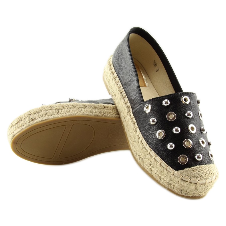 Black espadrilles 7680 black 2