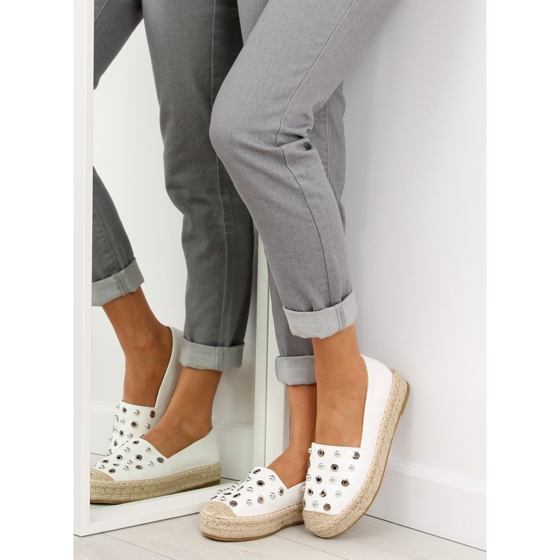 White espadrilles white 7680 white 1