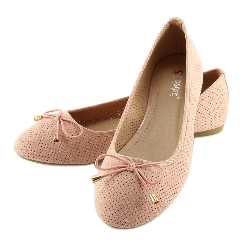 Classic pink ballerinas LK20P Pink 2