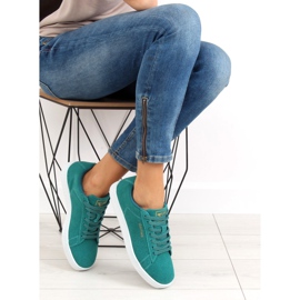 T-1706 Turquise sea women's sports shoes green 2