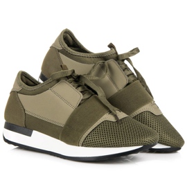 Slip-on sports shoes green 1