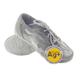 RenBut Leather sports boots. Silver lace -up shoes grey 3 RenBut Leather sports boots. Silver lace -up shoes grey 3