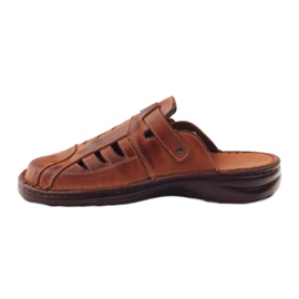 Naszbut leather slippers 045 brown 2