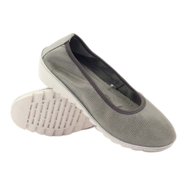 Filippo Women's shoes leather loafers 045 gray grey 3 Filippo Women's shoes leather loafers 045 gray grey 3