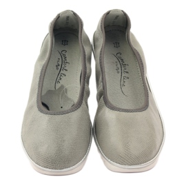 Filippo Women's shoes leather loafers 045 gray grey 4 Filippo Women's shoes leather loafers 045 gray grey 4