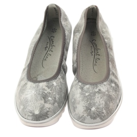 Leather shoes for women loafers Filippo 046 grey 4