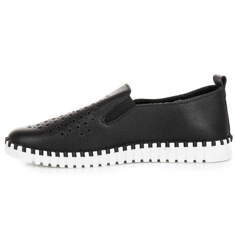 Seastar Openwork Slip On Sneakers black 1