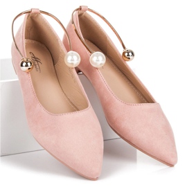 Ballerinas with an ornament pink 1