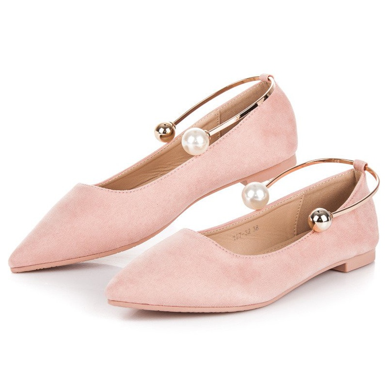 Ballerinas with an ornament pink 2