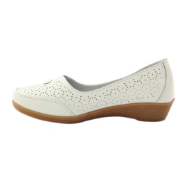 Vinceza leather loafers white 2